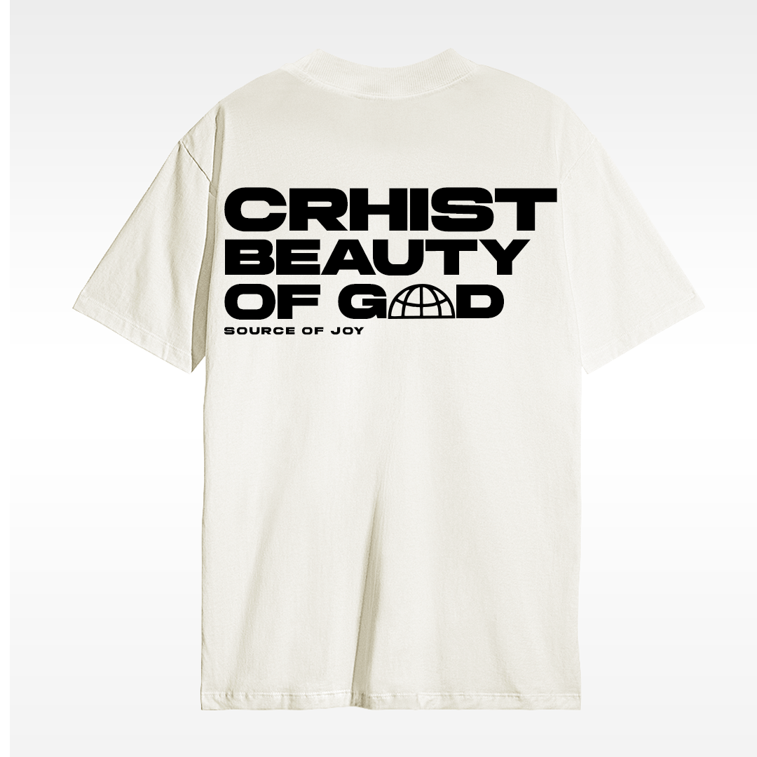 Camiseta Christocentric - Cristo Beleza de Deus - Off Withe