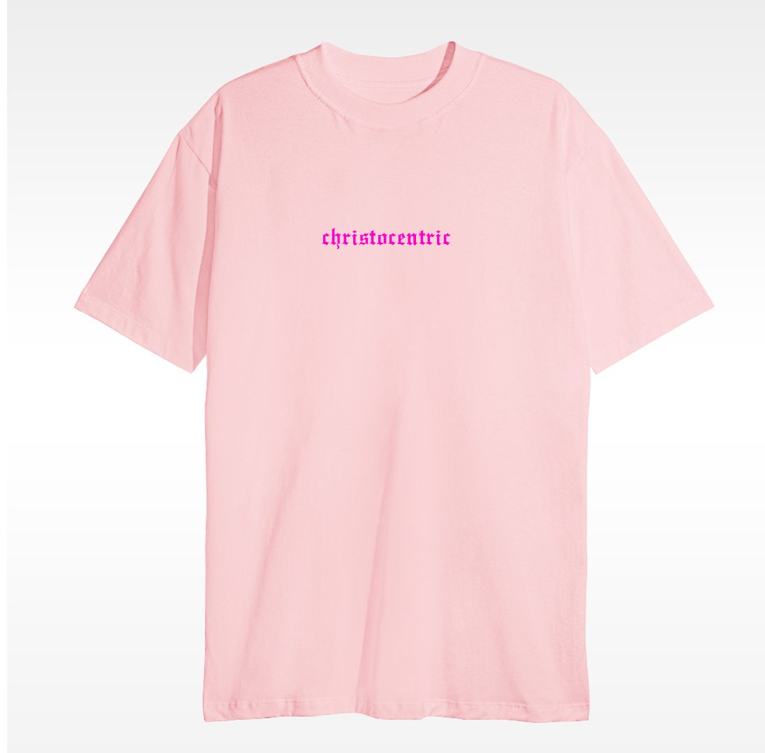 Camiseta Christocentric — JORNAL - Rosa
