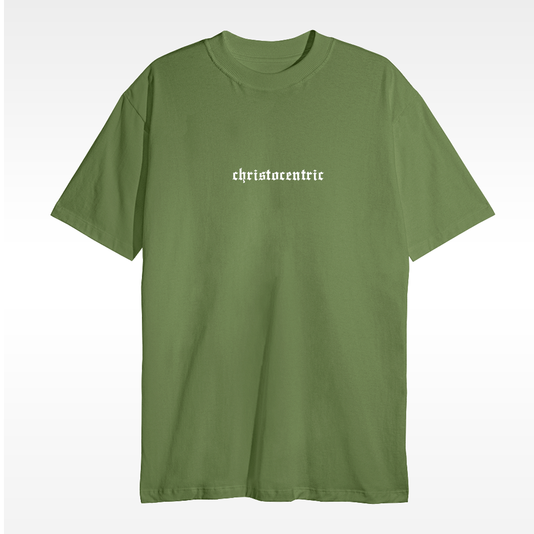 Camiseta Christocentric — JORNAL - Verde