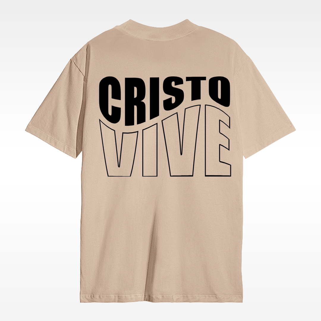 Camiseta Christocentric — Cristo Vive - Marron