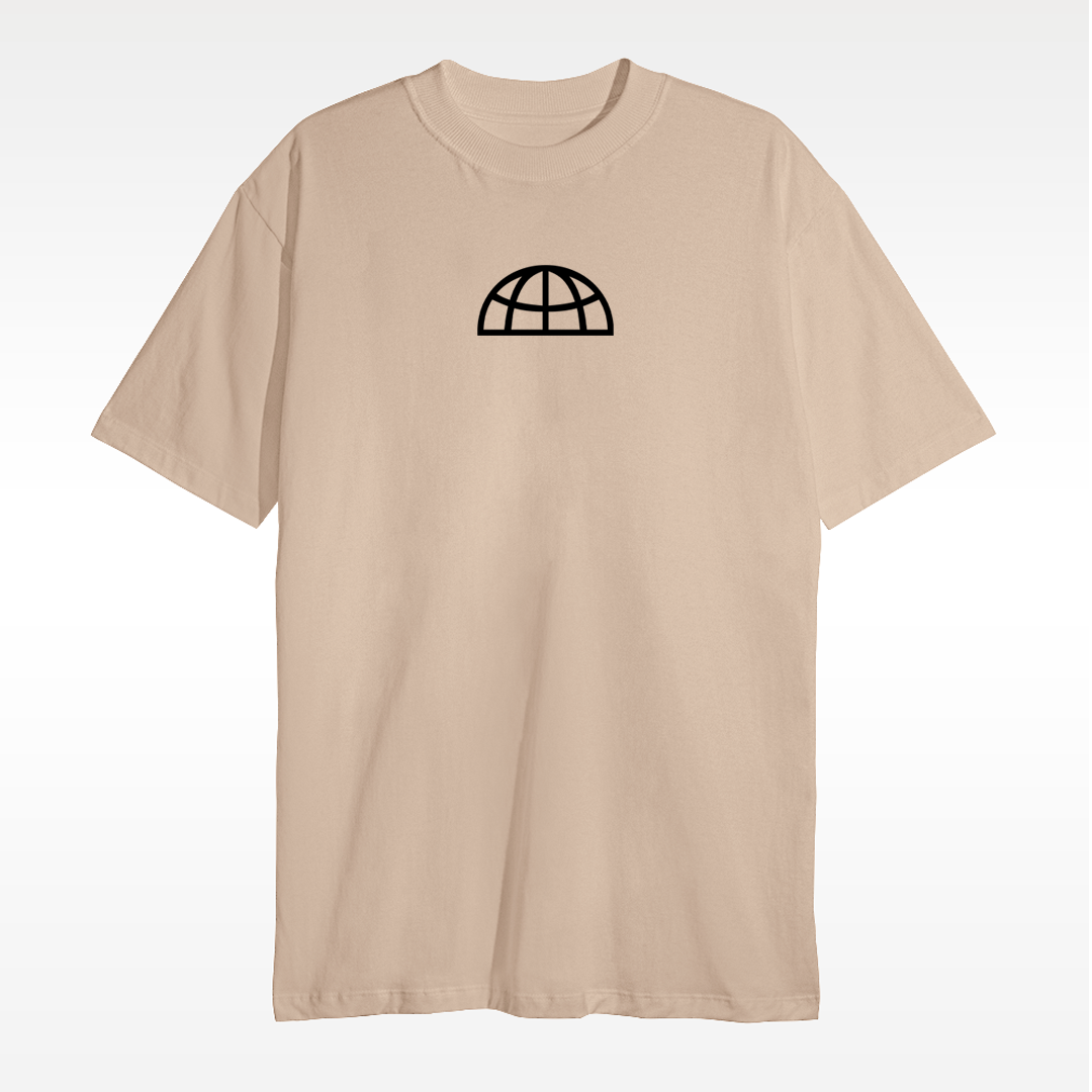 Camiseta Christocentric - GLOBO BEGE