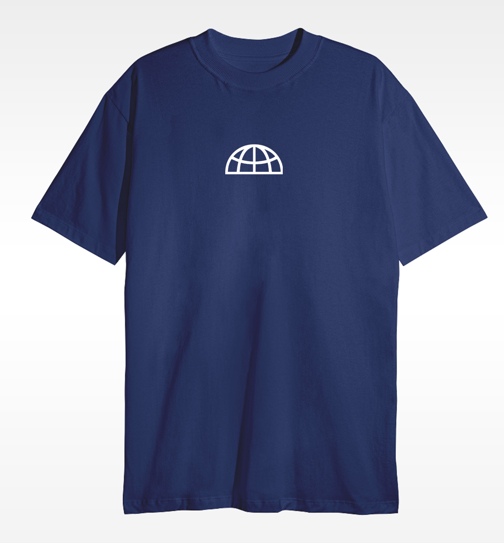 Camiseta Christocentric - GLOBO - AZUL