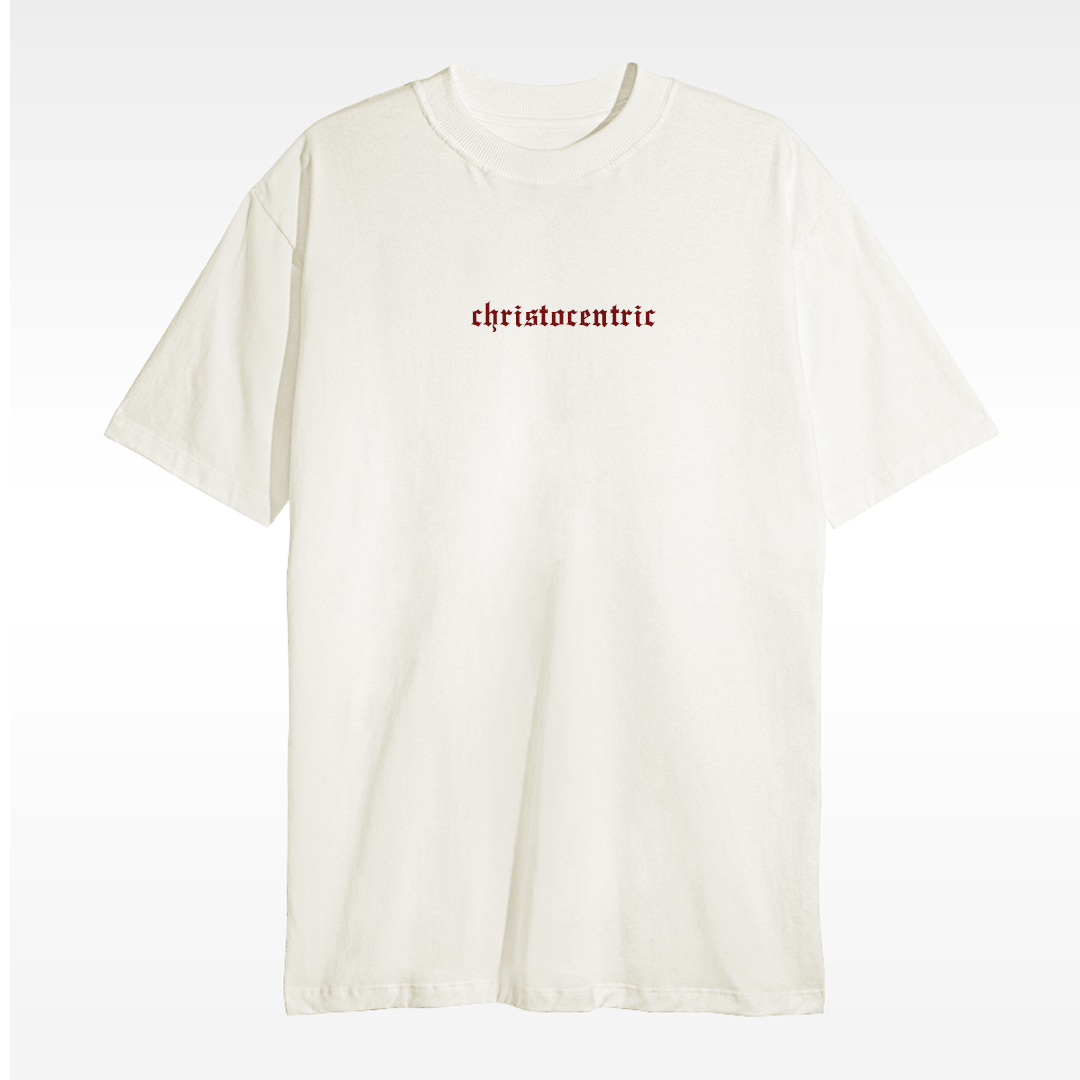 Camiseta Christocentric — JORNAL - Off White